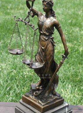 正义女神欧式风工艺品