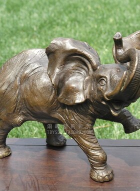 铜雕塑铜象大象客厅摆件工艺品