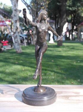 舞者铜像工艺品铜雕塑摆件欧式
