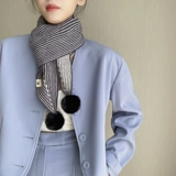 Демисезонный милый универсальный удерживающий тепло комфортный брендовый трикотажный шарф