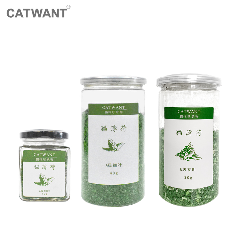 CATWANT/猫咪旺农场猫薄荷 A级猫薄荷草精选细叶可食用猫薄荷细粉 - 图1