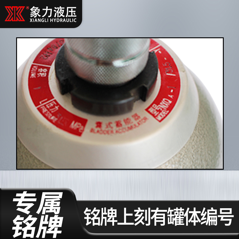 直销皮囊式储能器 氮气罐NXQ1L4L6.3L10L16L25L40L液压囊式蓄能器 - 图2