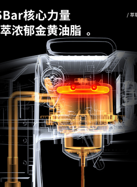 灿坤半自动意式咖啡机