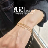 Модная брендовая цепь, ожерелье и браслет, аксессуар, аксессуары, 14 карат, городской стиль, DIY