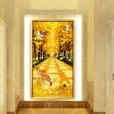 2021 Новые бриллиантовые картины полны бриллиантов и ручной работы 2022 очков золота полная вертикальная версия кристаллического коридора крыльца