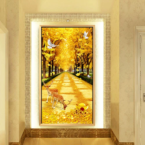 2021 Новые бриллиантовые картины полны бриллиантов и ручной работы 2022 очков золота полная вертикальная версия кристаллического коридора крыльца