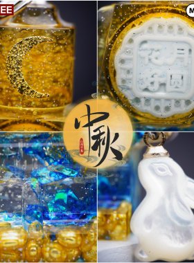 李加奇KAKEILEE原创中秋系列冰皮月饼月兔机器人项链潮牌百搭配饰