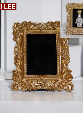 李加奇KAKEILEE金色银色相框饰品架项链首饰配件装饰