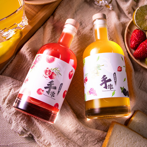 玻璃装果酒白酒洋酒威士忌葡萄红酒瓶子空瓶自酿密封定制储存容器 - 图2