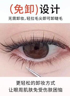 远方公主下睫毛免胶自粘小火苗