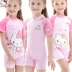 Đồ bơi nữ Hello Kitty đích thực dành cho trẻ em học sinh tiểu học - Đồ bơi trẻ em