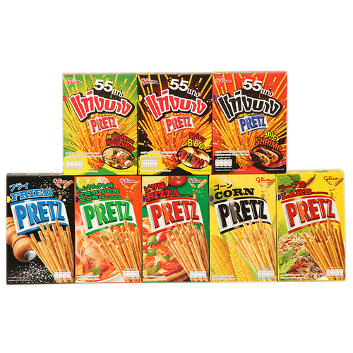泰国进口格力高PRETZ百力滋饼干棒Pocky百奇多口味可选休闲零食品 - 图1