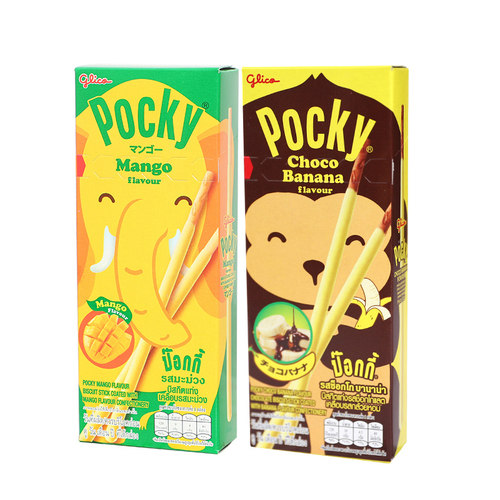 泰国进口格力高PRETZ百力滋饼干棒Pocky百奇多口味可选休闲零食品 - 图2