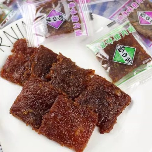 香港总代理 珍之味 猪肉干混装250g约30个猪肉脯下酒菜肉类零食品 - 图0