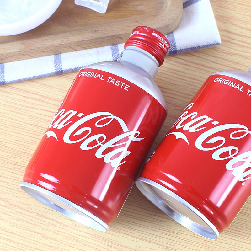 日本进口 Coca cola可口可乐碳酸饮料迷你子弹头可乐罐装300ml - 图1