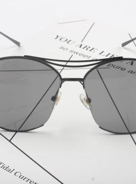 杨幂同款墨镜海洋片网红街拍复古