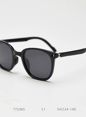 砂橄榄绿色太阳镜女士高级感折叠偏光墨镜男UV400防紫外线配近视