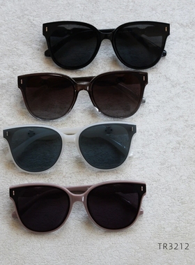 紫粉色墨镜女尼龙大框显脸小太阳眼镜男黑色酷潮驾驶出行防紫外线