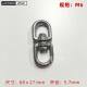 Fitness handle swivel ring stainless steel universal ring