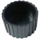Dynamic bicycle stepper round tube plug foot cover striped buffer shock-absorbing plug fitness equipment plastic accessories