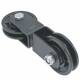 Fitness conjoined lifting pulley 8-figure double wheels