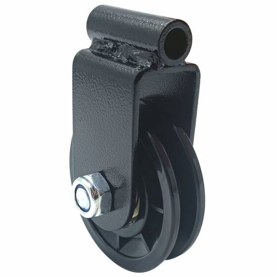 Comprehensive trainer swingable pulley accessories pulley U-shaped frame plus screw tube multi-functional squat rack assembly