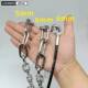Fitness tension rope stainless steel chain two-end extension rope