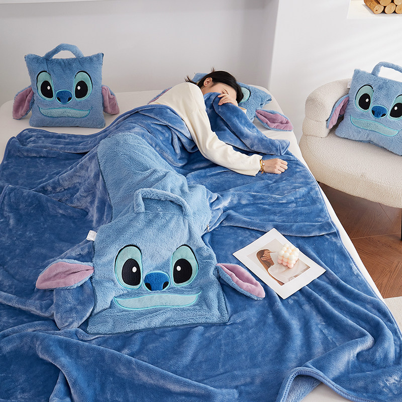 幼儿园手拎卡通抱枕被子两用二合一午睡折叠毯子枕头被四季空调被,淘宝优惠券,粉丝福利购,淘宝优惠卷