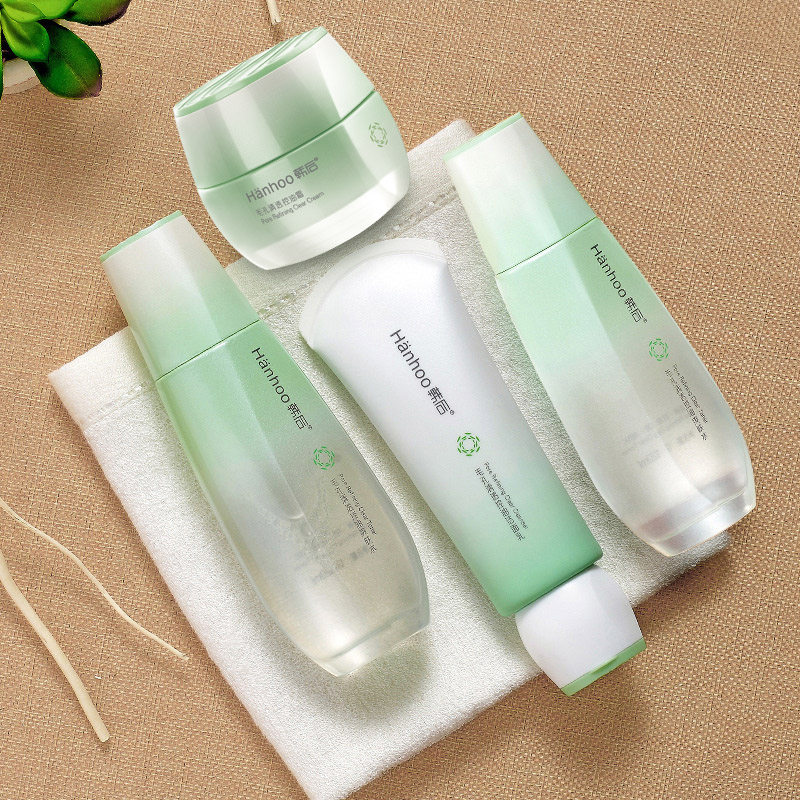 韩后护肤品套装正品水乳油皮痘肌 百花伊人化妆品面部护理套装