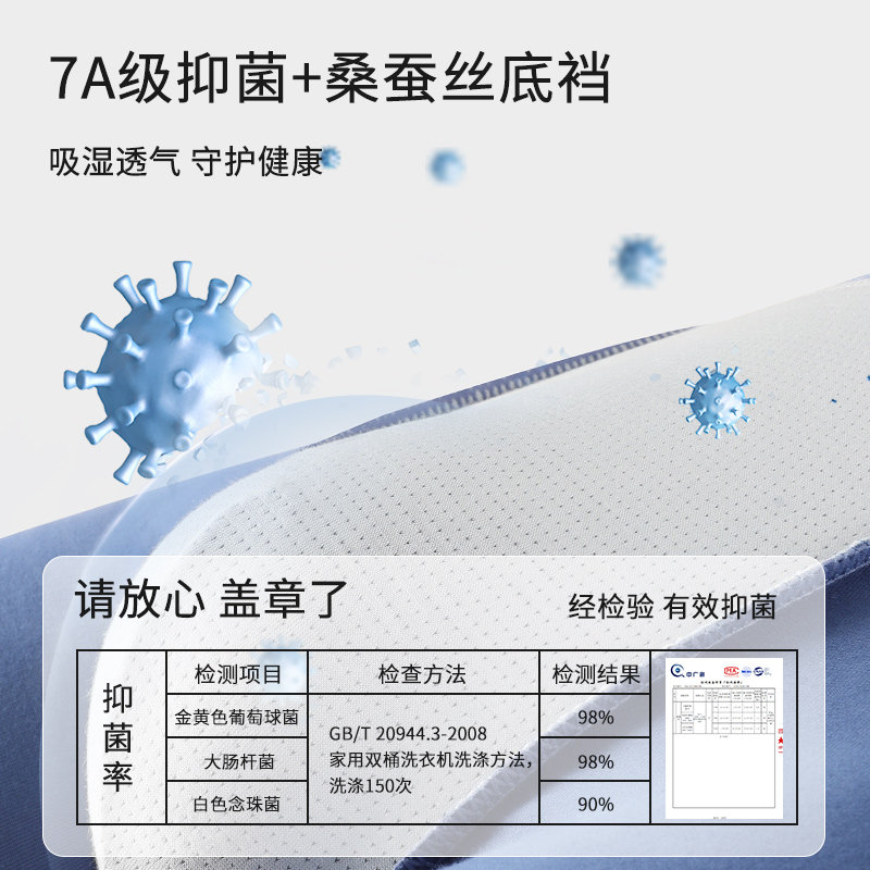 花花公子男士内裤纯棉男生短裤抗菌透气男式四角平角裤衩男款全棉,淘宝优惠券,粉丝福利购,淘宝优惠卷