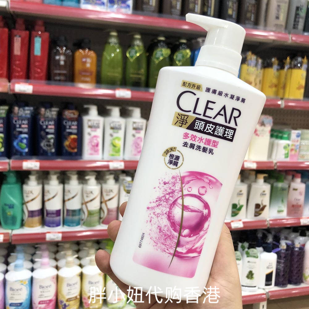 香港进口港版CLEAR清扬洗发水750ML清爽控油去屑止痒强韧健发冰爽