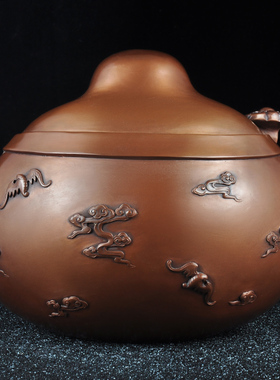 紫铜弥勒佛摆件一团和气寺庙