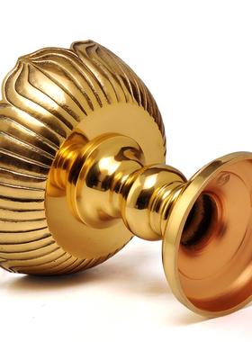 纯铜摆件烛台佛堂酥油灯