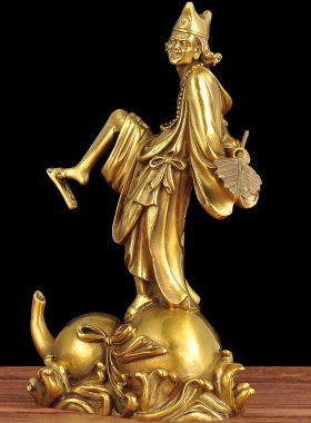 济公摆件吉来宝工艺品家居装饰