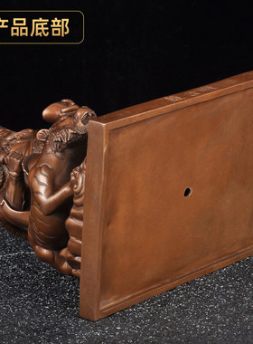 紫铜赵公明财神摆件招财骑虎像武财神家用供奉开业客厅玄关装饰品