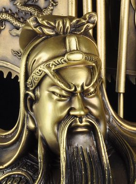 全铜关公摆件武财神家居客厅