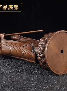 紫铜地藏王佛像摆件九华山地藏王菩萨站像家用寺庙佛堂供奉佛像