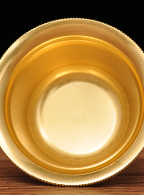 全铜吉祥供水杯摆件家用室内寺庙