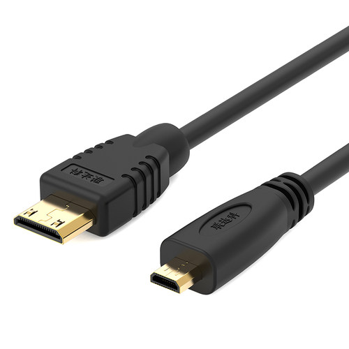 mini HDMI转hdmi高清线电脑主机便携副屏micro hdmi视频连接线 - 图0