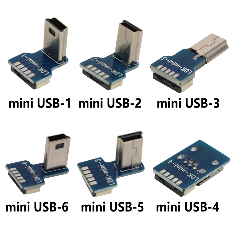 联达科USB2.0数据线适用于手机电脑树莓派云台相机监视器micro Type-C Mini软排线超薄弯头数据充电usb连接线-图1