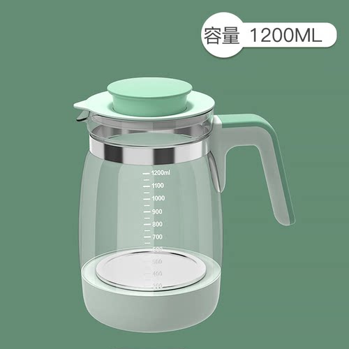 鲁茜恒温壶玻璃单壶配件适用多种调奶器婴儿专用316L不锈钢1300ML - 图2