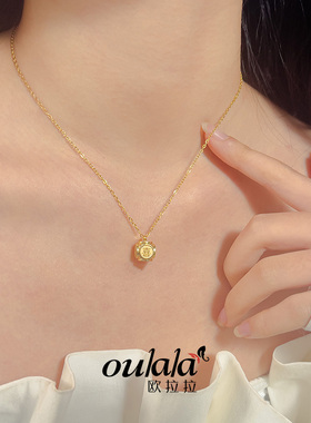 平安喜乐项链转运珠饰品