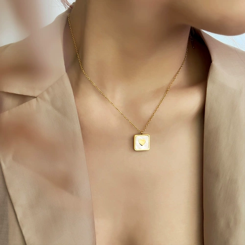 Ожерелье, подвеска из нержавеющей стали, аксессуар