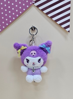 韩国代购sanrio三丽鸥凯蒂猫KittyMelody小香风娃娃挂件挂饰