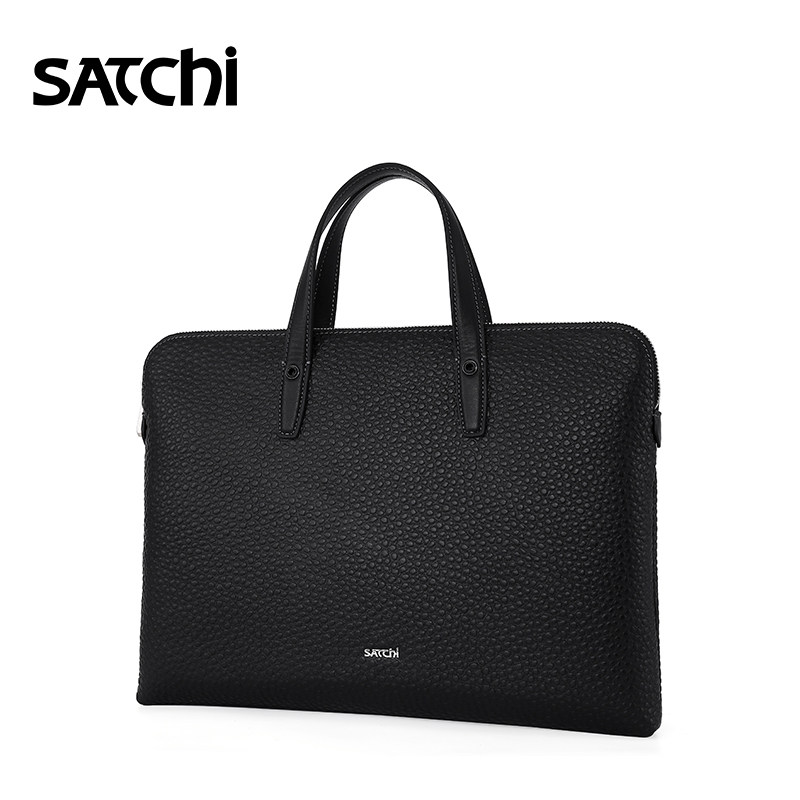 沙驰商务时尚大容量手提包公文包 satchi沙驰男士包袋
