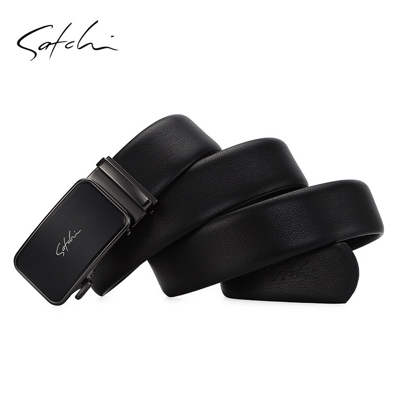 沙驰男真皮商务大气头层牛皮裤带 satchi沙驰腰带/皮带/腰链
