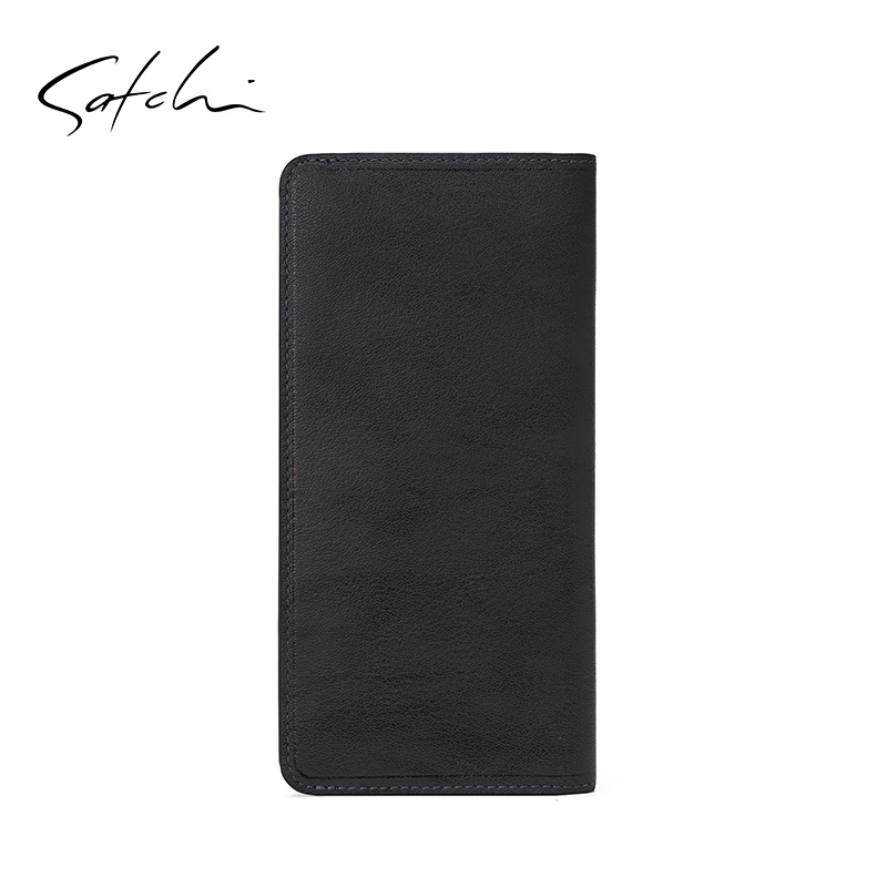 沙驰男包商务多功能竖款休闲钱包 satchi沙驰钱包