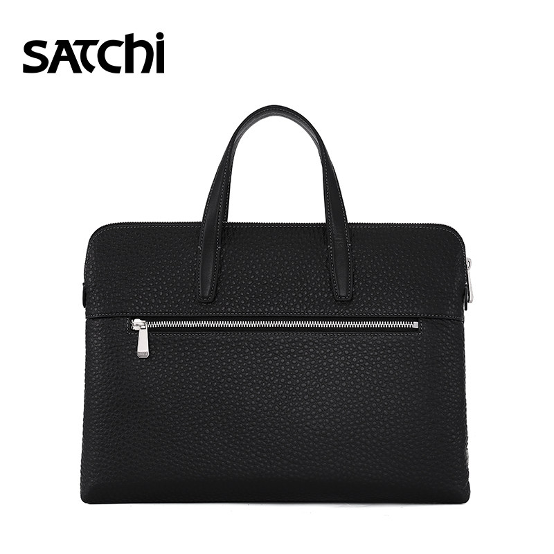 沙驰商务时尚大容量手提包公文包 satchi沙驰男士包袋