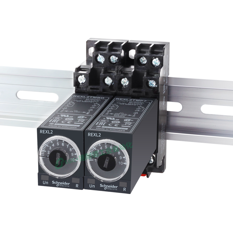 施耐德时间继电器REXL2TMBD通电延时220计时DC24V8脚二开二闭TMP7 - 图3