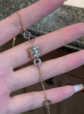 镶钻小蛮腰经典手链可水洗钛钢